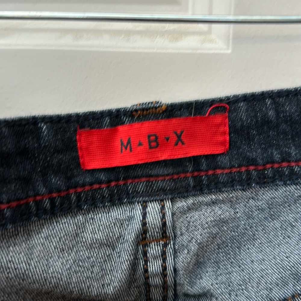 m b x jeans slim fit stretch 34x30